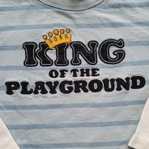 2009 play Gymboree toddler boy 3T "king of the playground"